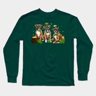 My Boxer Is My Lucky Charm St Patricks Day Long Sleeve T-Shirt